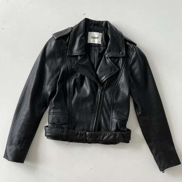 Like new 🏍️ STAND Studio biker jacket - Picture 3 of 8